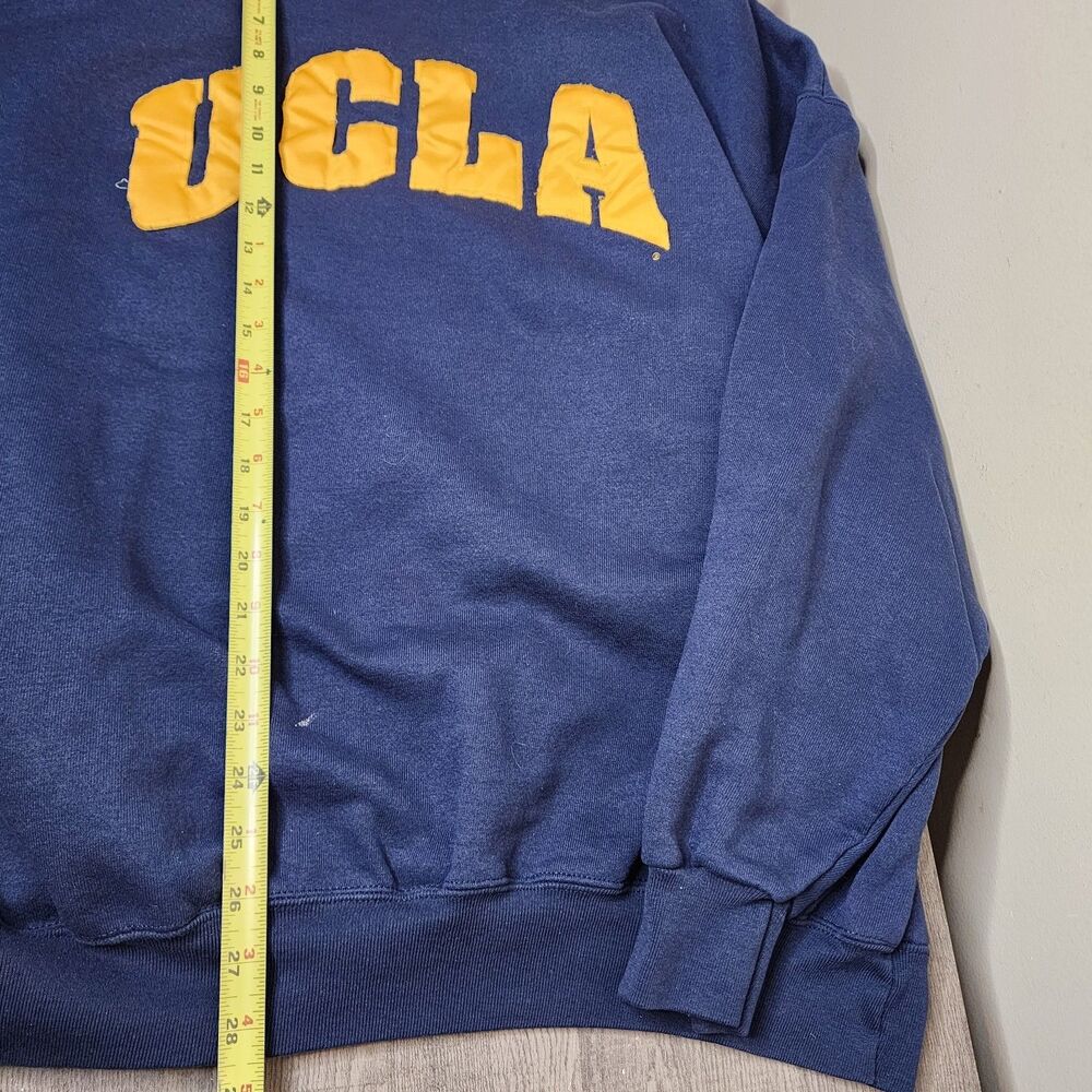 Vintage 90s UCLA Bruins Sweatshirt Mens XL USA Made Spellout Logo - Picture 5 of 8